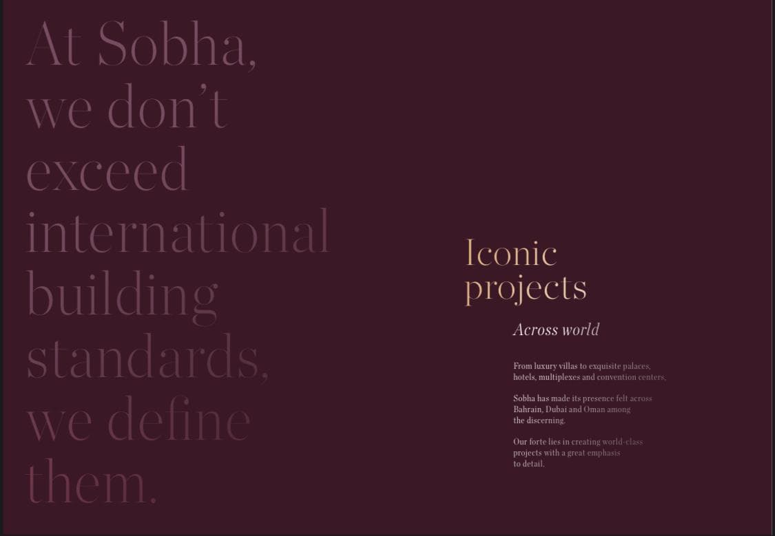 The Elements at Sobha